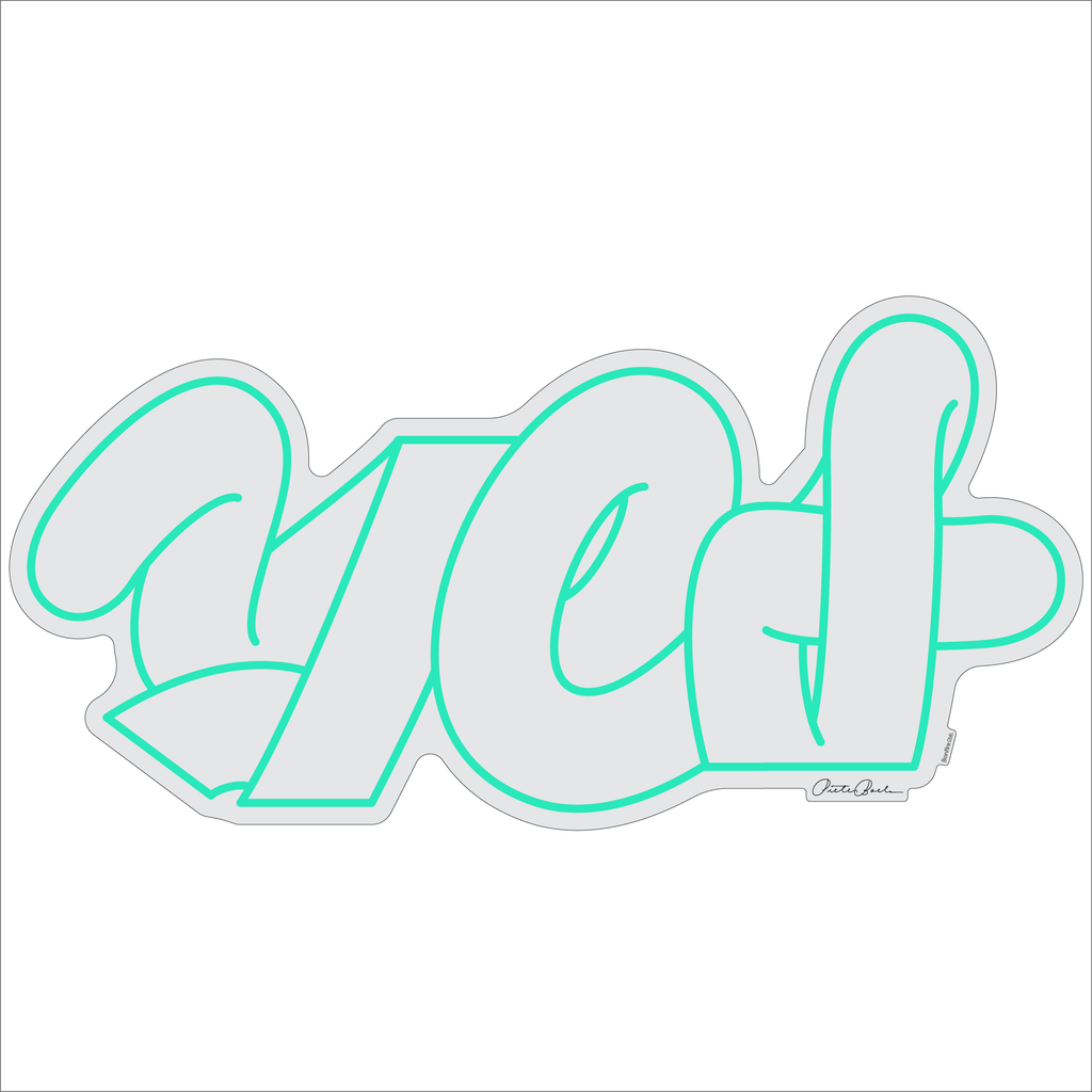 Yes Neon Typography door Pieter Boels